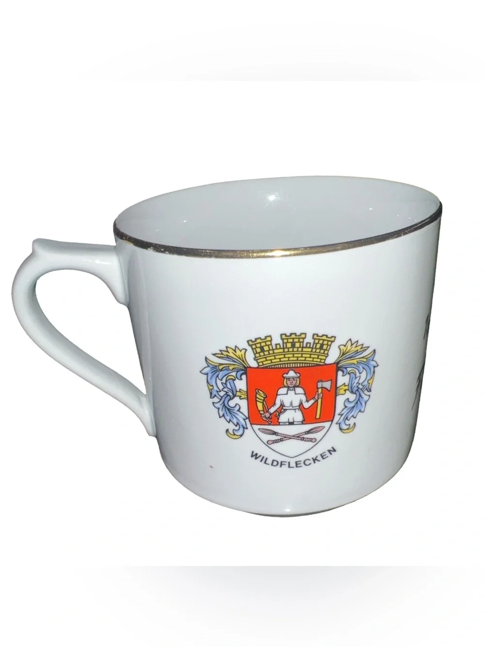 1st Battalion, 68th Armor Regiment  24K Gold Porcelain Mug by Heinrich Korb